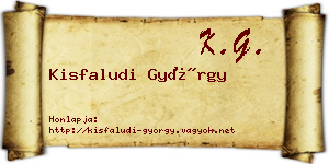 Kisfaludi György névjegykártya